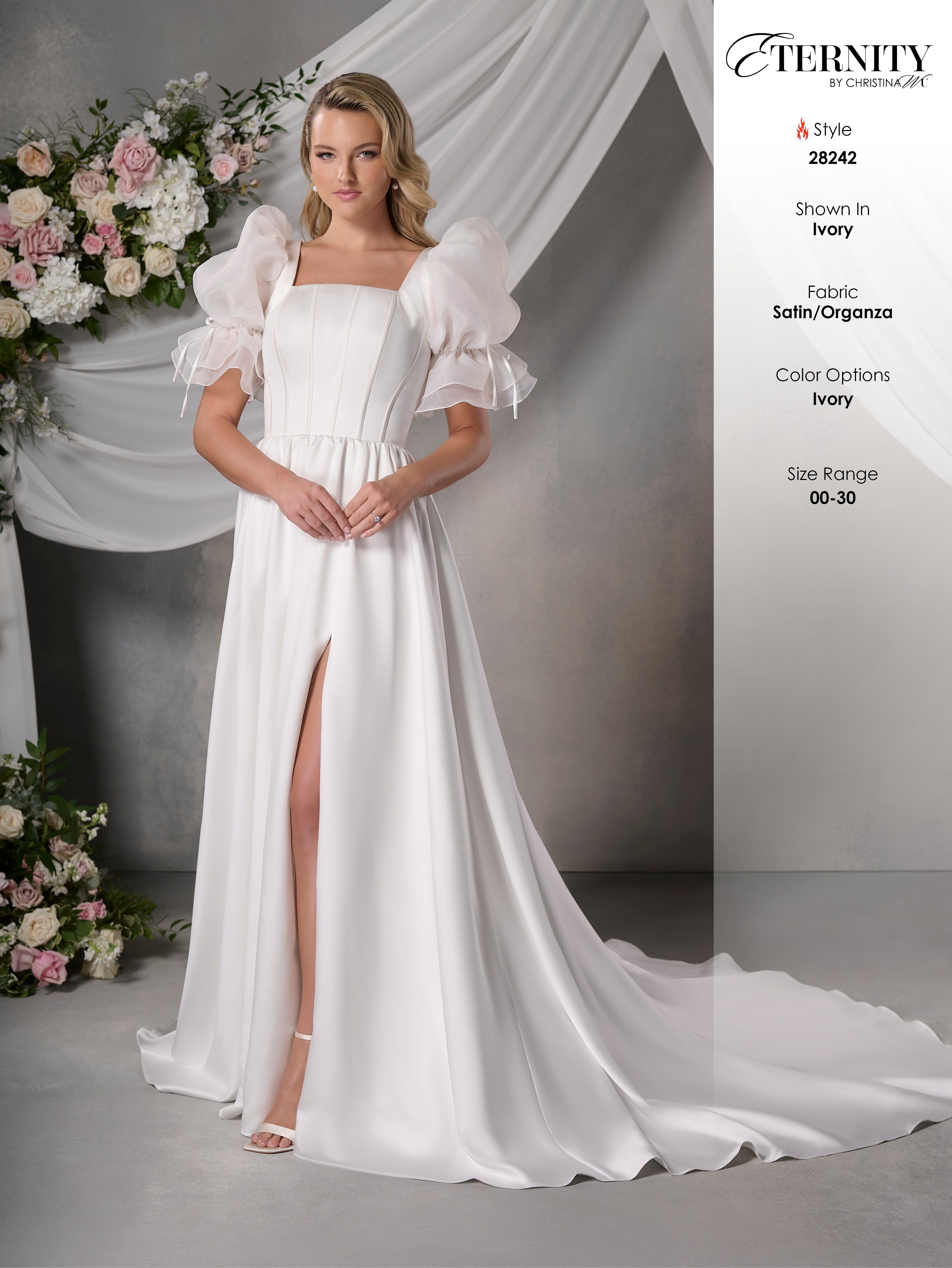 crystal ivory hoop dress Charming Ivory Wedding Dresses 2019 A-Line / Princess Off-The-Shoulder Lace Crystal Short Sleeve Backless